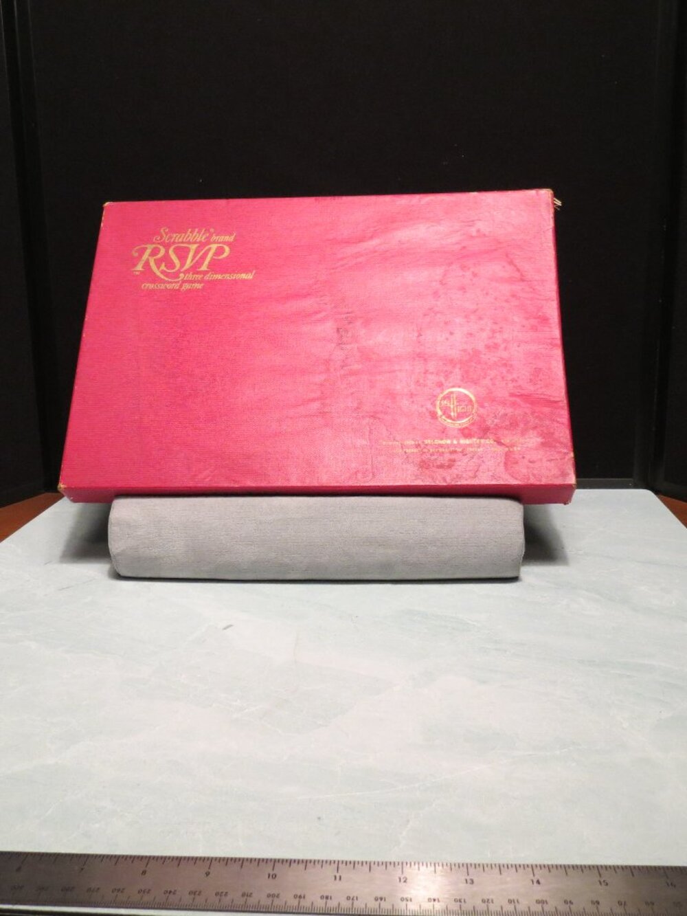Vintage Scrabble Brand RSVP Three Dimensional Crossword Game, Selchow & Righter